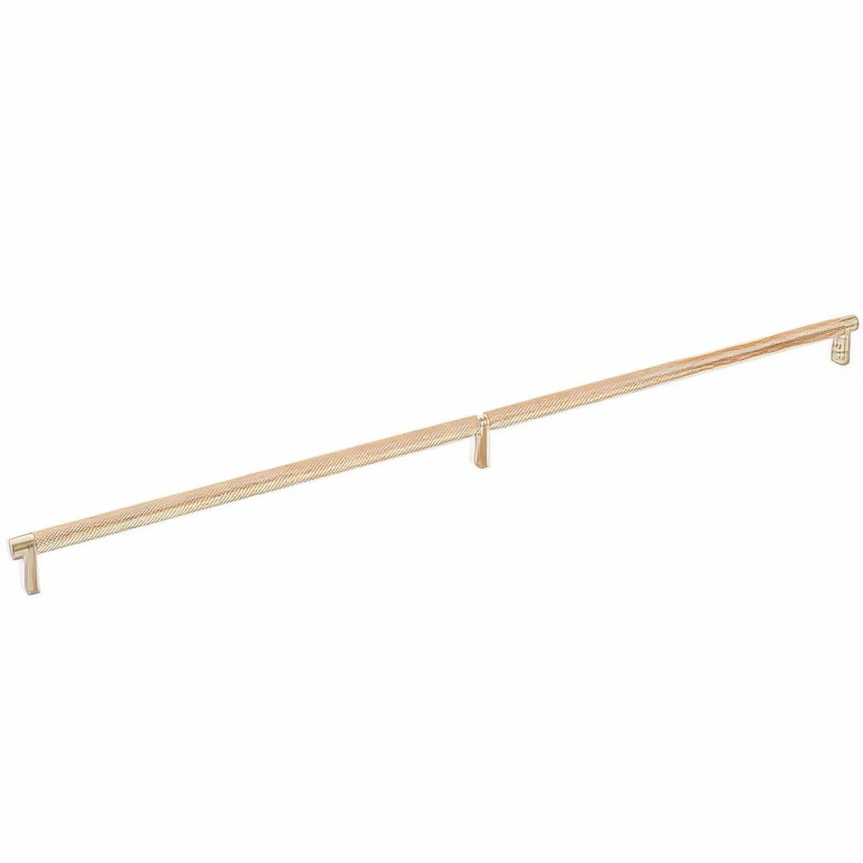 Emtek 84061.RECUS4.KNSCU satin copper knurled cabinet bar