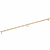 Emtek 84061.RECUS4.KNSCU satin copper knurled cabinet bar