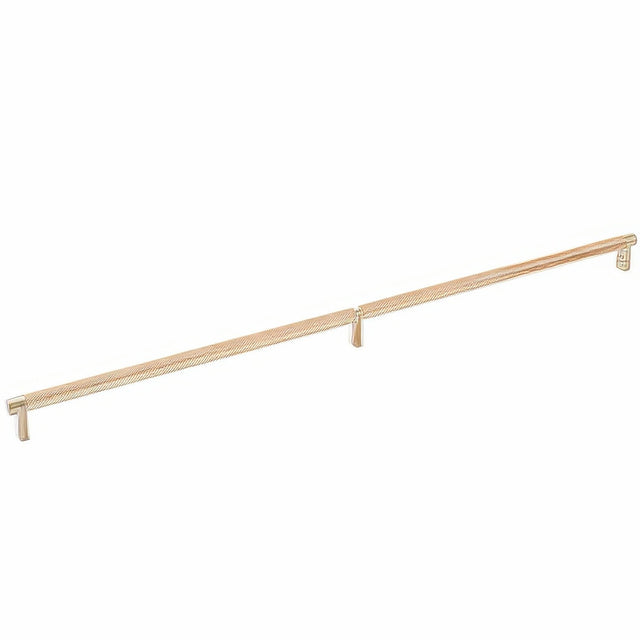 Emtek 84061.RECUS4.KNSCU satin copper knurled cabinet bar