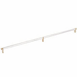 Emtek 84061.RECUS4.KNUS14 lifetime polished nickel knurled cabinet bar