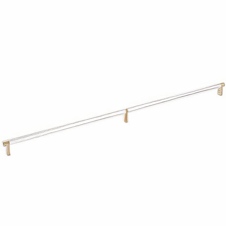 Emtek 84061.RECUS4.KNUS14 lifetime polished nickel knurled cabinet bar