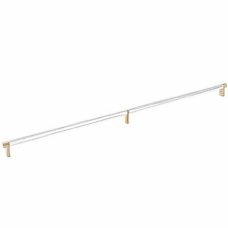 Emtek 84061.RECUS4.KNUS26 polished chrome knurled cabinet bar