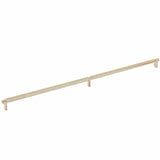 Emtek 84061.RECUS4.KNUS4 satin brass knurled cabinet bar