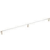 Emtek 84061.RECUS4.SMUS14 lifetime polished nickel smooth cabinet bar