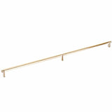 Emtek 84061.RECUS4.SMUS4 satin brass smooth cabinet bar