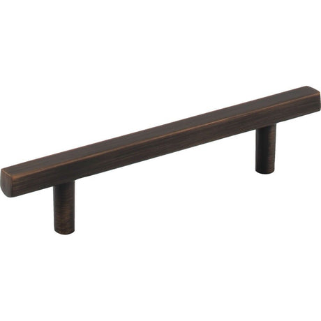 Jeffrey Alexander 845-96DBAC Dominique cabinet drawer pull in satin stainless, additional view