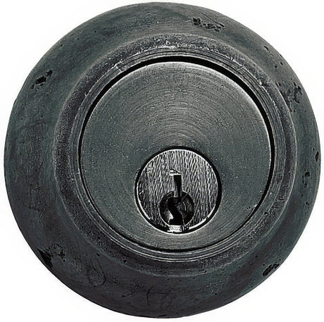 Emtek 8450.FB flat black single cylinder deadbolt