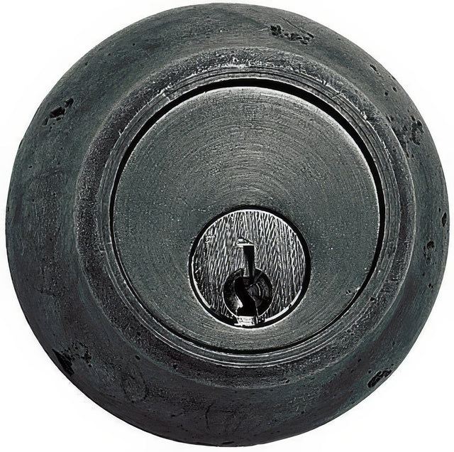 Emtek 8450.FB flat black single cylinder deadbolt