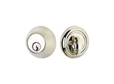 Emtek 8450US14 polished nickel single cylinder deadbolt