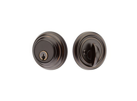 Emtek 8455US10B oil rubbed bronze single cylinder deadbolt