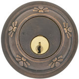 Emtek 8456MB medium bronze single cylinder deadbolt