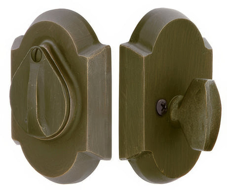 Emtek 8457MB medium bronze single cylinder deadbolt