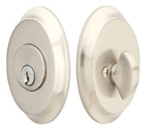 Emtek 8458US15 satin nickel single cylinder deadbolt