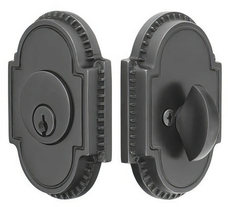 Emtek 8459US7 french antique single cylinder deadbolt