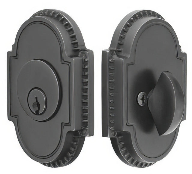 Emtek 8459US7 french antique single cylinder deadbolt