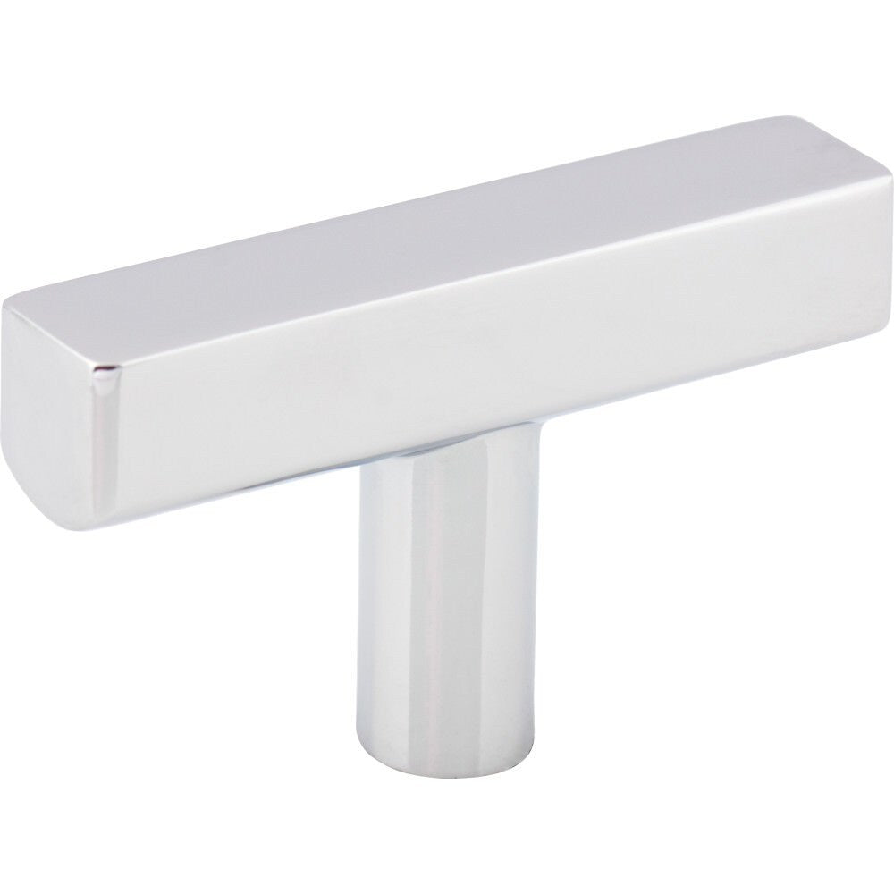 Jeffrey Alexander 845T-PC polished chrome t shaped cabinet knob