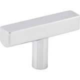 Jeffrey Alexander 845T-PC polished chrome t shaped cabinet knob