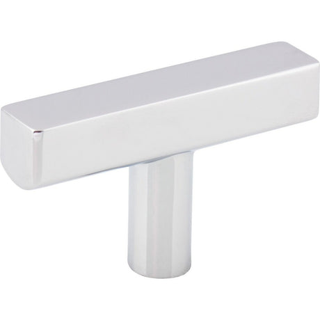 Jeffrey Alexander 845T-PC polished chrome t shaped cabinet knob