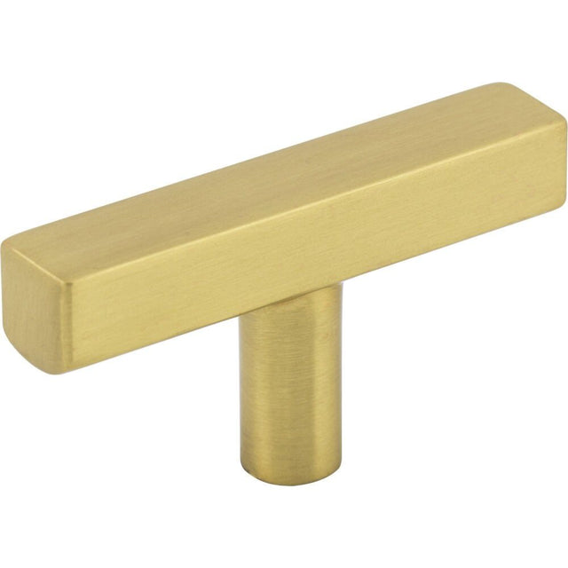 Jeffrey Alexander 845TL-BG Dominique t-shaped cabinet knob, front view