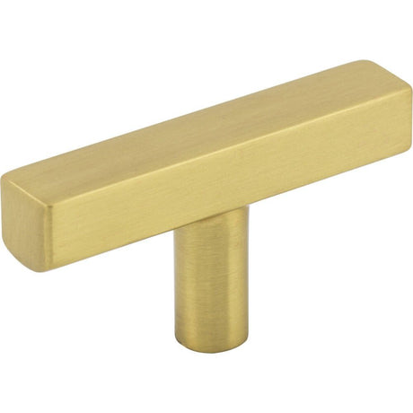 Jeffrey Alexander 845TL-BG brushed gold t shaped cabinet knob