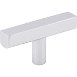 Jeffrey Alexander 845TL-PC polished chrome t shaped cabinet knob