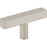 Jeffrey Alexander 845TL-SN satin nickel t shaped cabinet knob