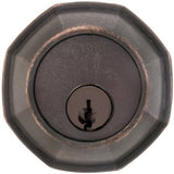 Emtek 8460MB medium bronze single cylinder deadbolt