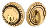 Emtek 8464US7 french antique single cylinder deadbolt