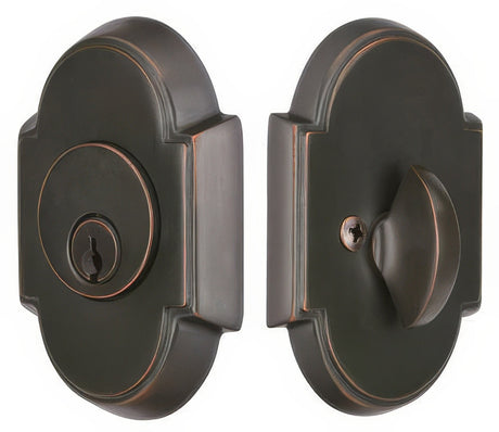 Emtek 8466US10B oil rubbed bronze single cylinder deadbolt