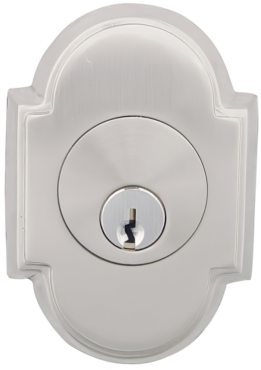 Emtek 8466US15 satin nickel single cylinder deadbolt