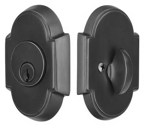 Emtek 8466US3 polished brass single cylinder deadbolt