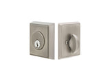 Emtek 8468US15A pewter single cylinder deadbolt