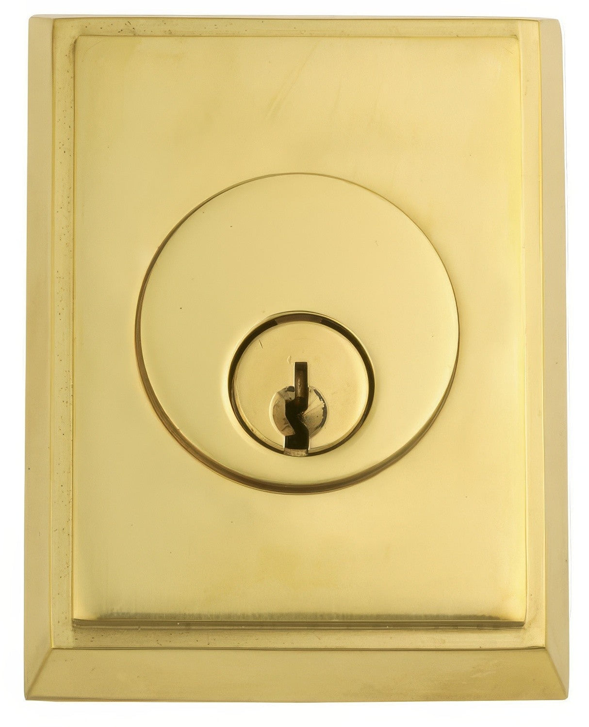 Emtek 8468US3 polished brass single cylinder deadbolt