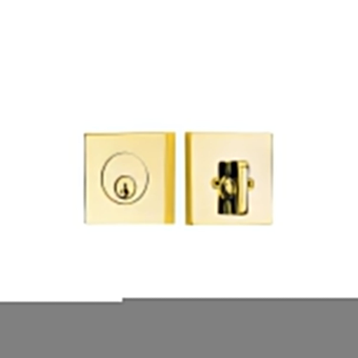 Emtek 8469US3NL unlacquered brass single cylinder deadbolt