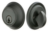 Emtek 8471FB flat black single cylinder deadbolt