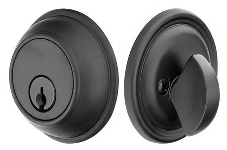 Emtek 8471MB medium bronze single cylinder deadbolt