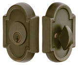Emtek 8472MB medium bronze single cylinder deadbolt