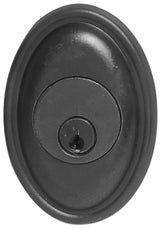 Emtek 8473FB flat black single cylinder deadbolt
