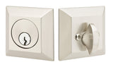 Emtek 8478US15 satin nickel single cylinder deadbolt