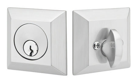 Emtek 8478US26 polished chrome single cylinder deadbolt