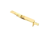 Emtek 8506US3 polished brass flush bolt