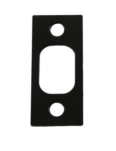 Kwikset 85072-018 square corner deadbolt strike plate for residential door locks