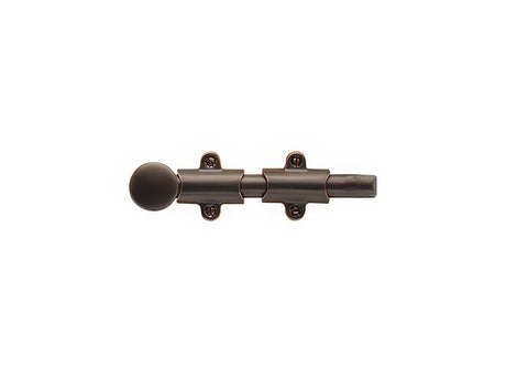 Emtek 8512US10B Brass Modern, Classic Brass, Designer Brass surface bolt, additional view