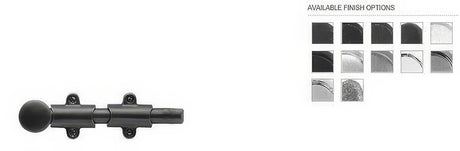 Emtek 8513MB medium bronze surface bolt