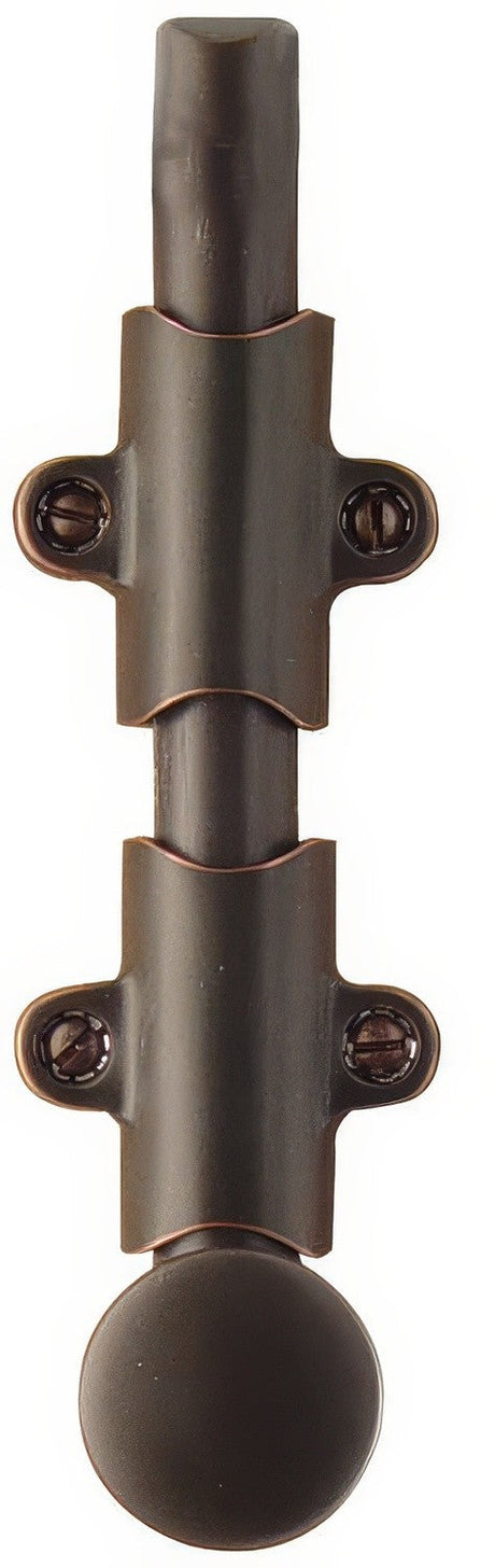 Emtek 8515US10B Brass Modern, Classic Brass, Designer Brass flush bolt in satin stainless, additional view