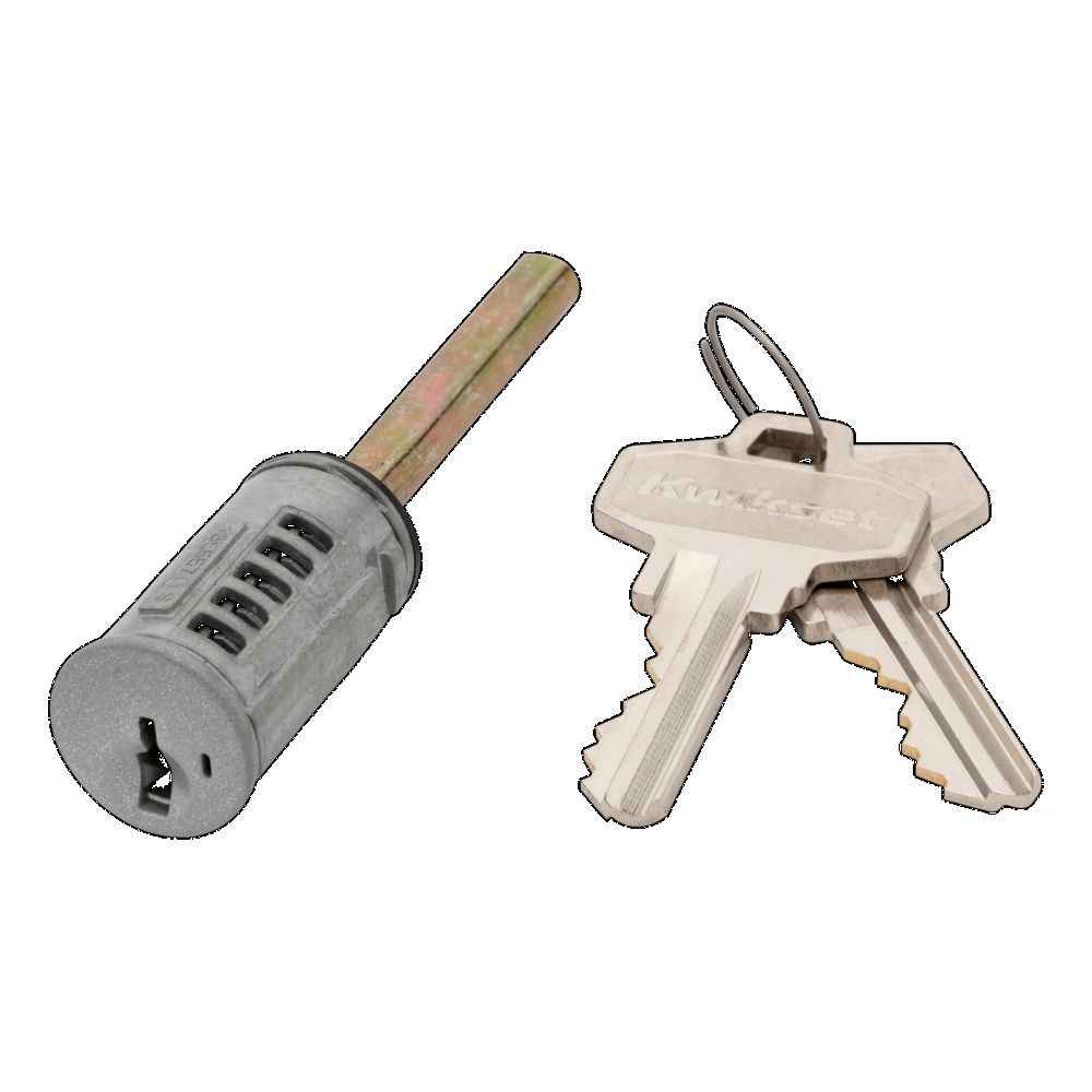 Kwikset Cylinder for Single Electronic Door Lock with SmartKey in Silver