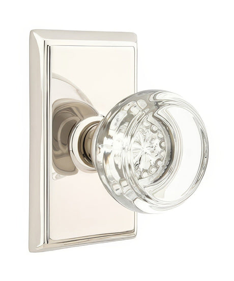 Emtek 8521GTUS14 polished nickel lifetime dummy door knob