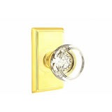 Emtek 8521GTUS3 polished brass lifetime dummy door knob