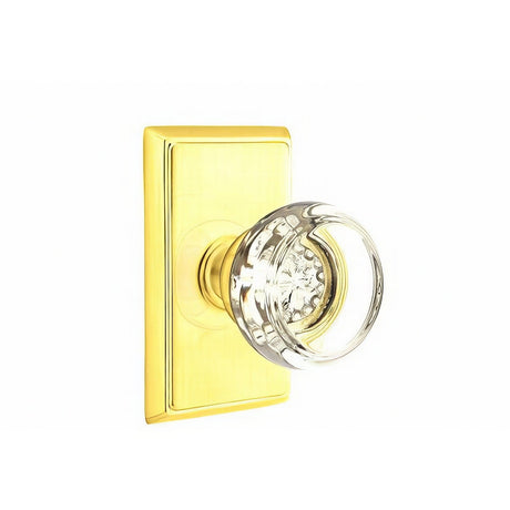 Emtek 8521GTUS3 polished brass lifetime dummy door knob