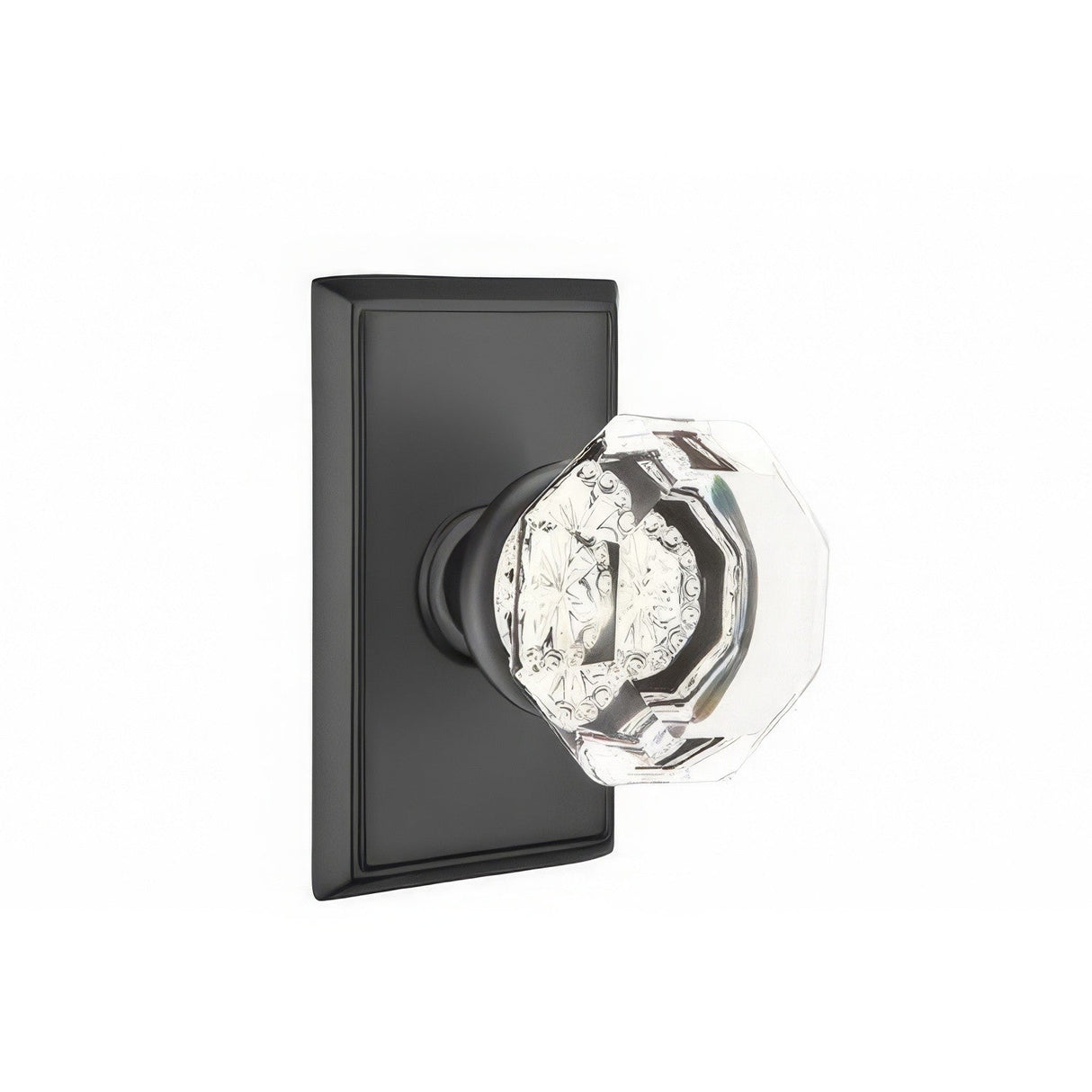 Emtek 8521OTUS19 flat black dummy door knob